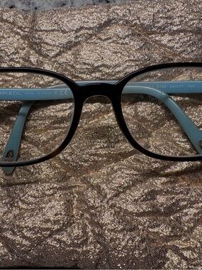 Tiffany & Co. Black Frames with Light Blue Temples
